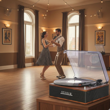 Denver VPB-262 Retro Plattenspieler mit Bluetooth 5.0