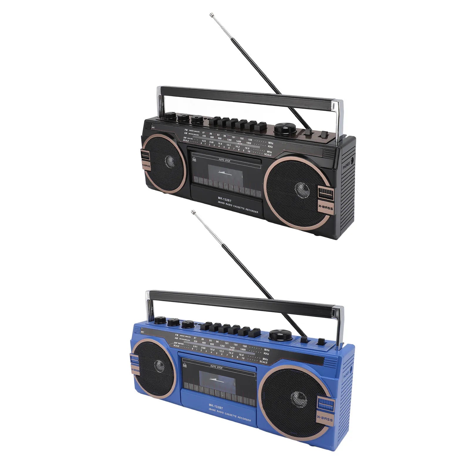 AM FM SW Cassette Player Bluetooth Vintage Great Sound