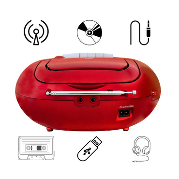 Soundmaster SCD7800 tragbares Digitalradio CD-Player