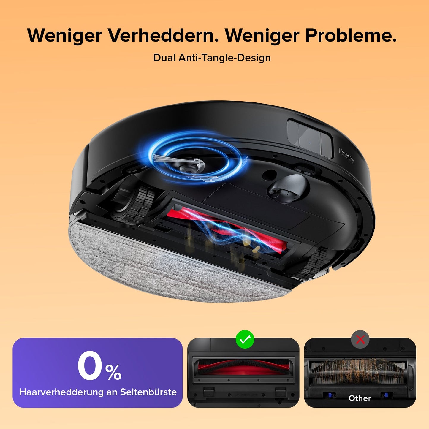 Roborock Q10 S5 Set Saug- und Wischroboter mit zusätzlichem Wischtuch*2 Stk.