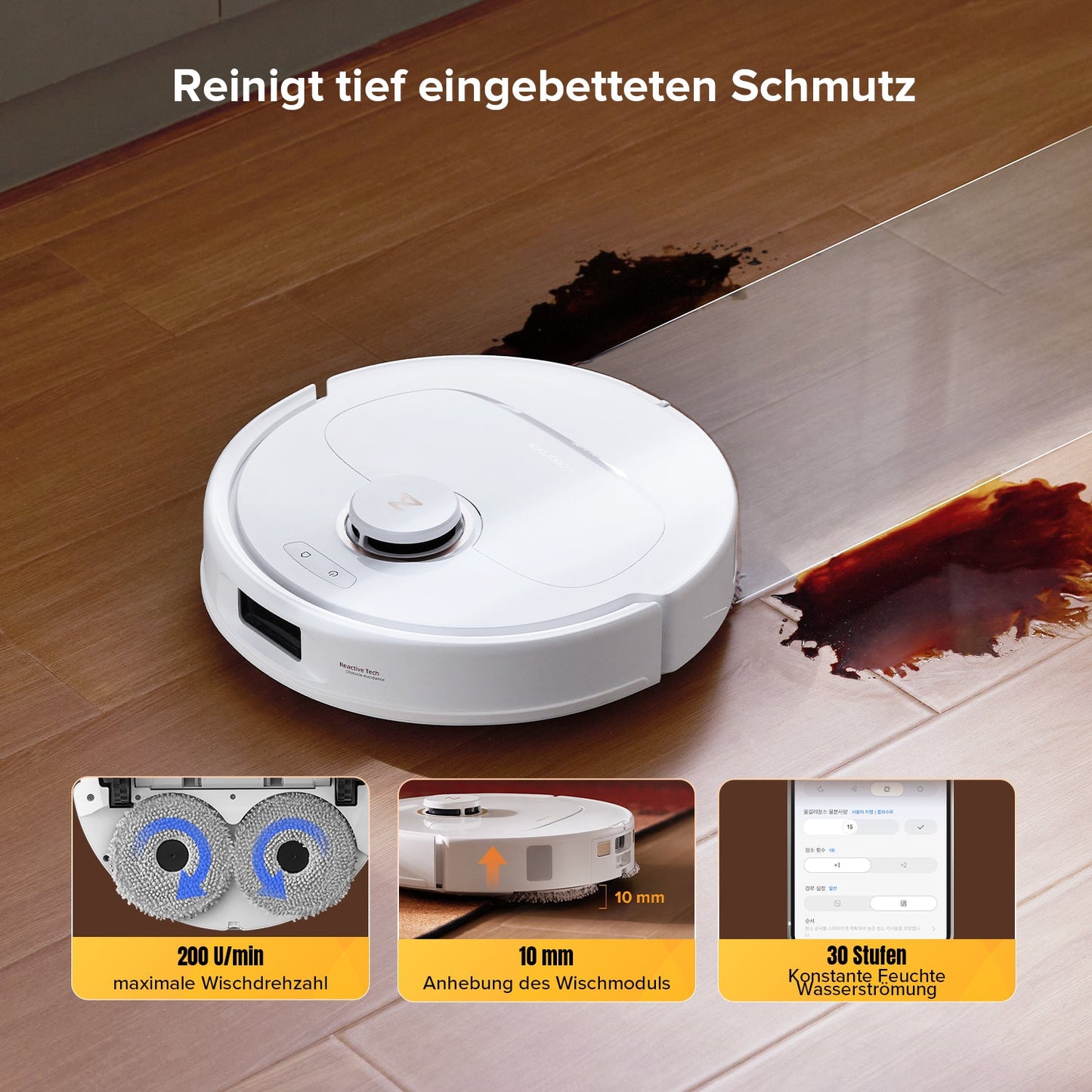 Roborock Qrevo S5V Saugroboter mit Multifunktions-Dockingstation