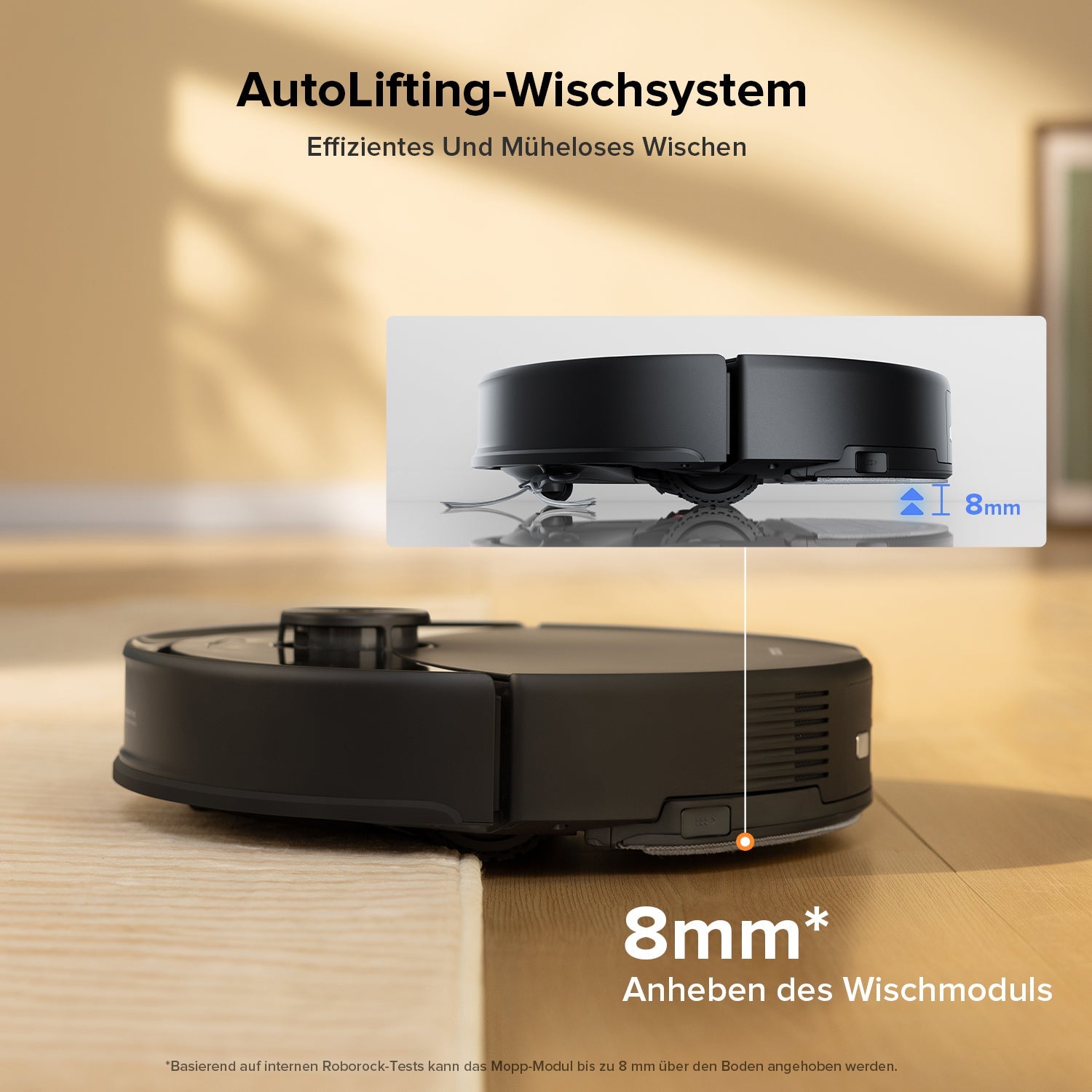 Roborock Q10 S5 Set Saug- und Wischroboter mit zusätzlichem Wischtuch*2 Stk.