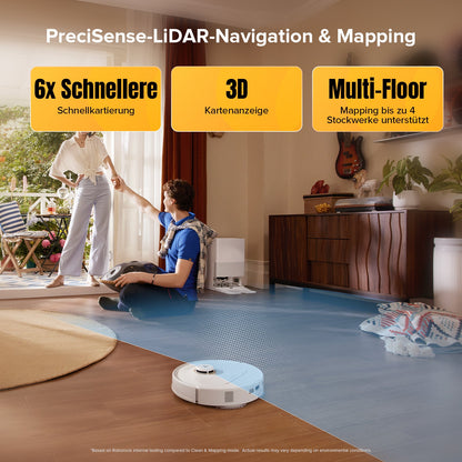 Roborock Qrevo S5V Saugroboter mit Multifunktions-Dockingstation