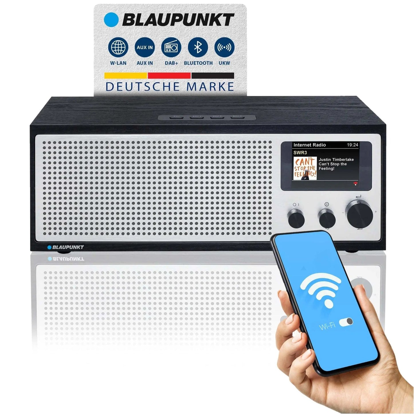 Blaupunkt Internetradio mit DAB+ | NAPOLI - Schwarz - Radio