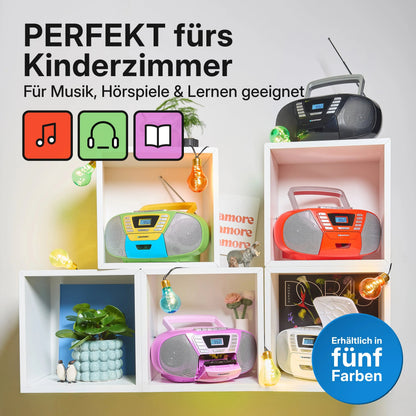 Blaupunkt BOOMBOX MIT CD PLAYER FÜR KINDER | B 120 White