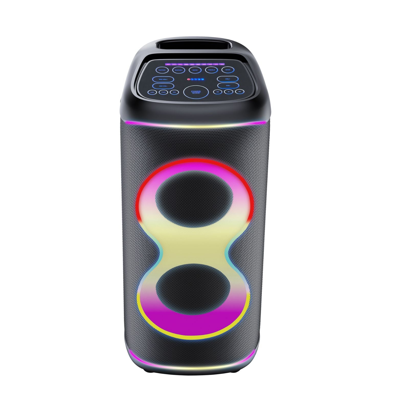 Denver BPS Event- und Partylautsprecher mit Mikrofon Akku