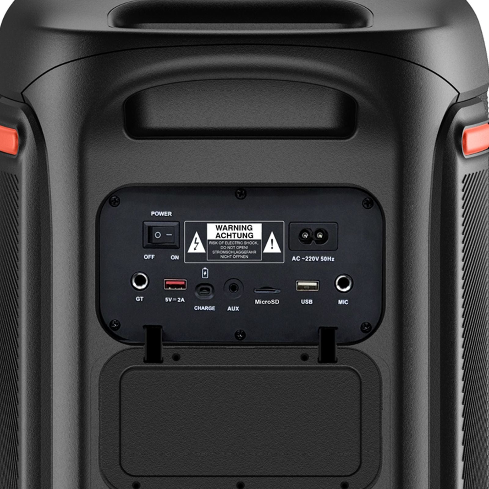 Denver BPS Event- und Partylautsprecher mit Mikrofon Akku