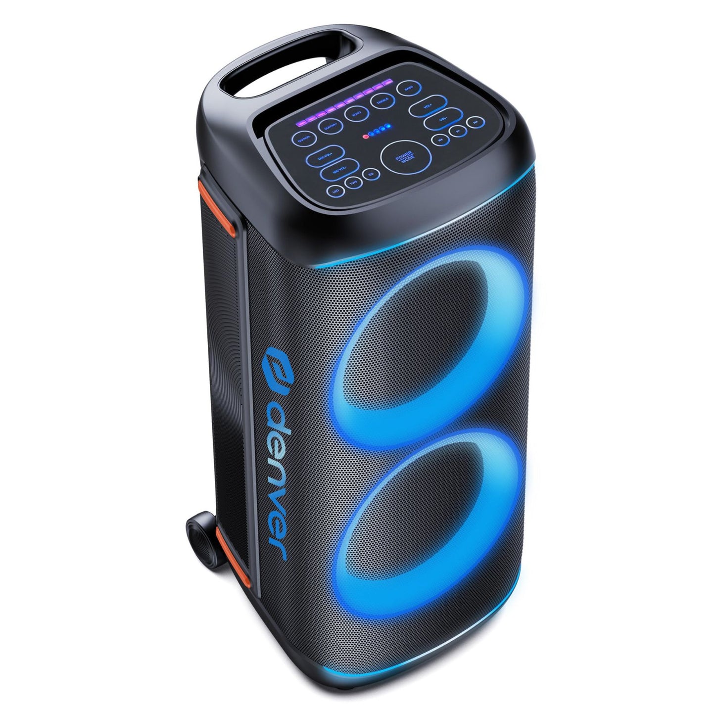 Denver BPS Event- und Partylautsprecher mit Mikrofon Akku