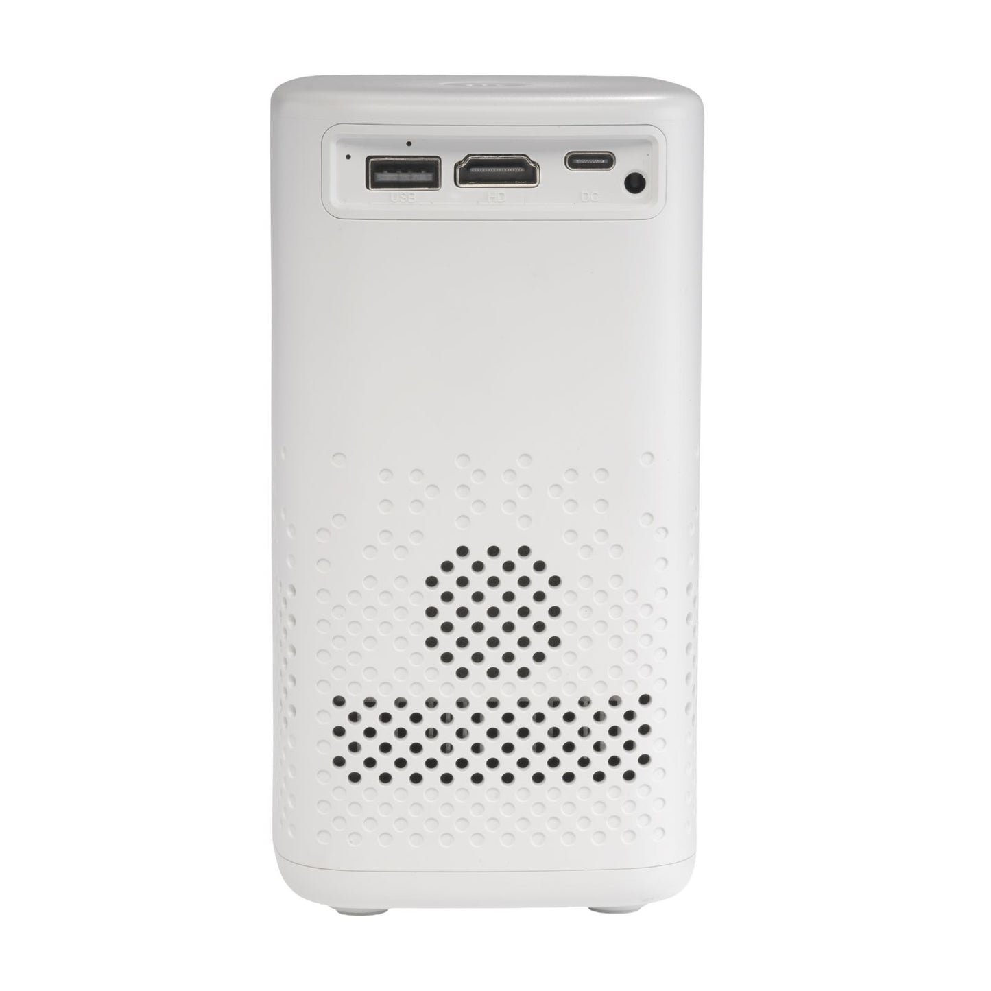 Denver PR-4700 mobile 4K projector with battery, up to 180 inches, HDMI, USB-A, Bluetooth audio, remote control
