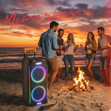 DENVER TSP-456 Bluetooth-Partylautsprecher Partybox – 600W