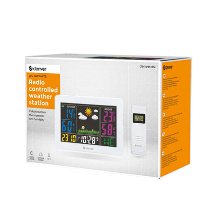 Denver WS-540 Funk-Wetterstation mit Farbdisplay