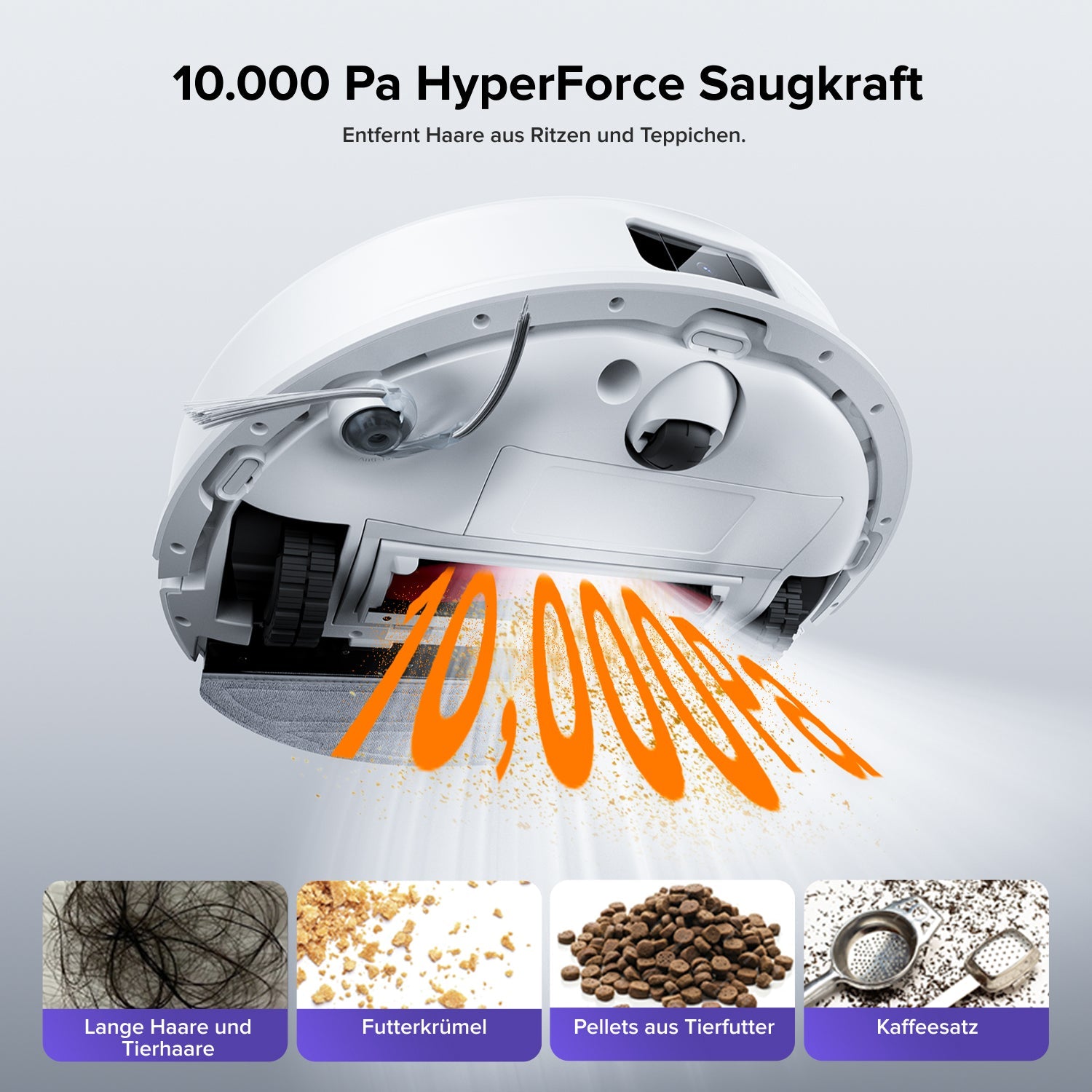 Roborock Q10 S5+ Saug- und Wischroboter mit Auto-Entleerungsstation