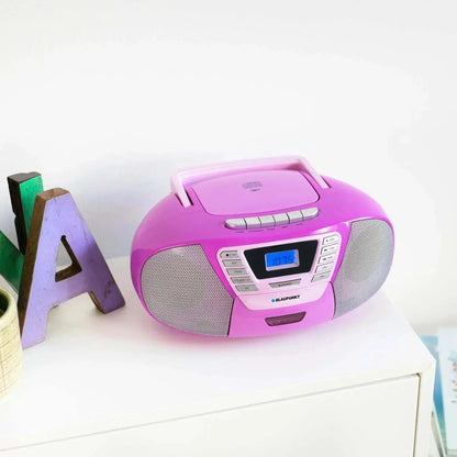 Blaupunkt BOOMBOX MIT CD PLAYER FÜR KINDER | B 120 Violett