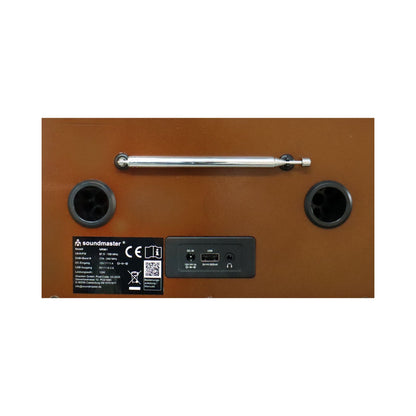 Soundmaster NR961 Retro Stereo System Compact System Equalizer Digital Radio DAB+ CD Player USB MP3 AUX Bluetooth