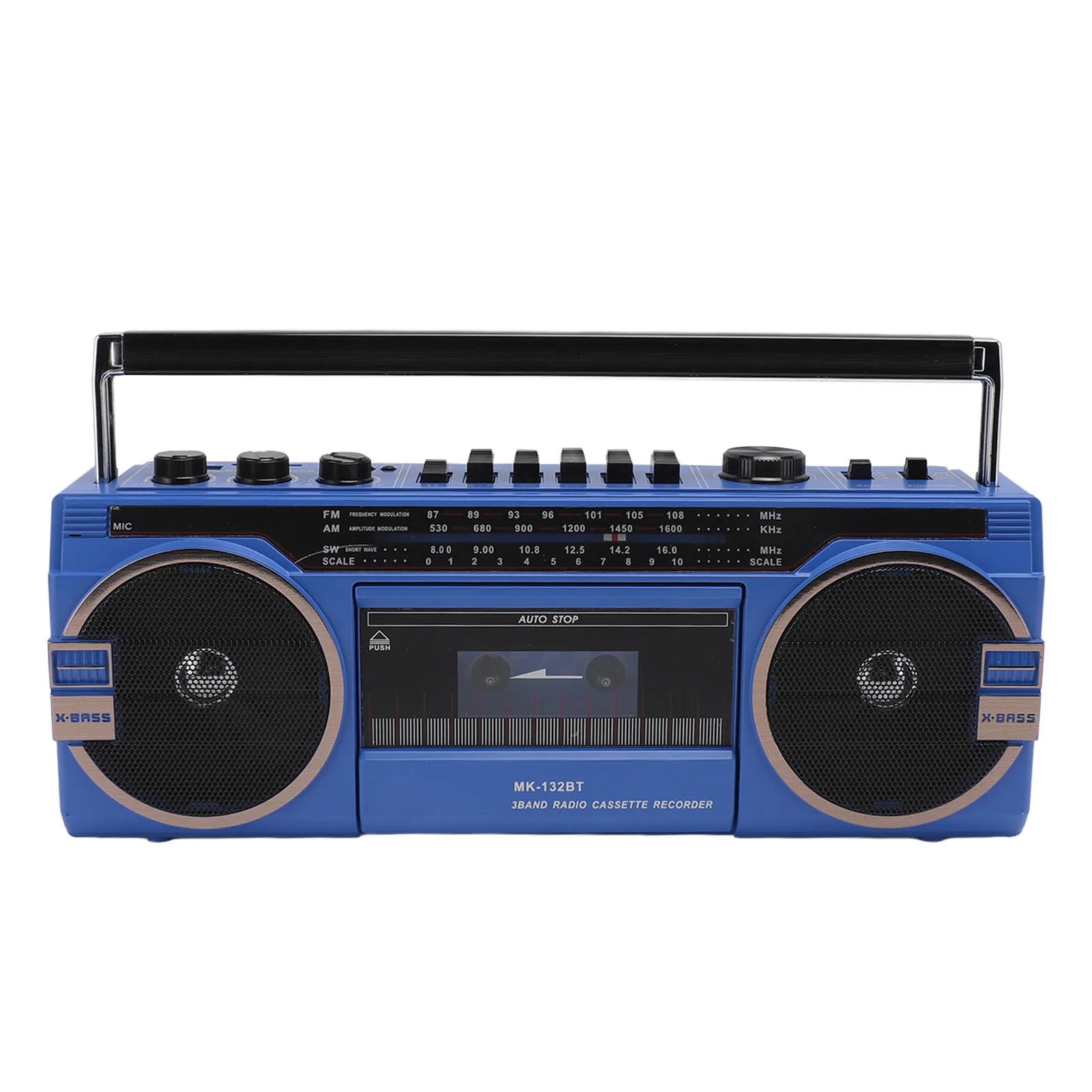 AM FM SW Cassette Player Bluetooth Vintage Great Sound
