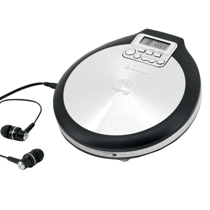 Soundmaster CD9220 portable CD player in Discman style with audiobook  & resume function, anti-shock &amp; X-Bass