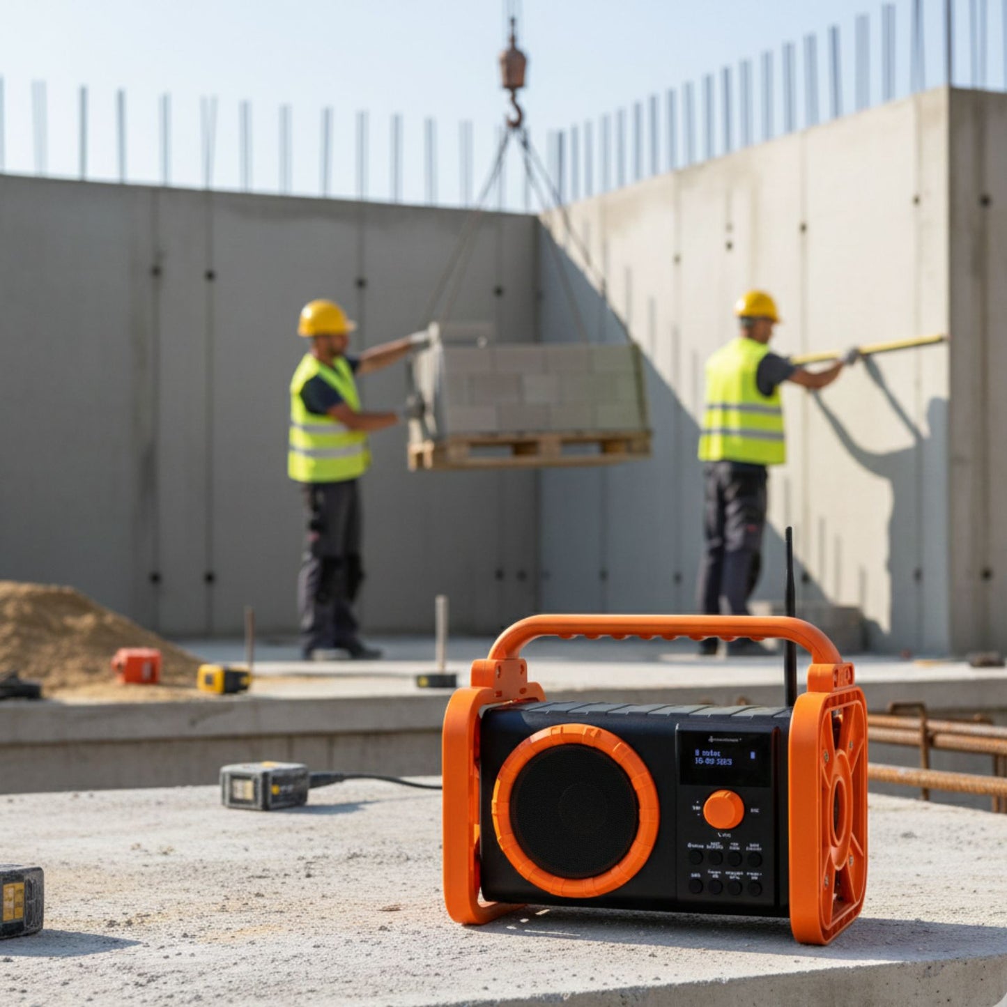 Soundmaster DAB80OR Baustellenradio Gartenradio