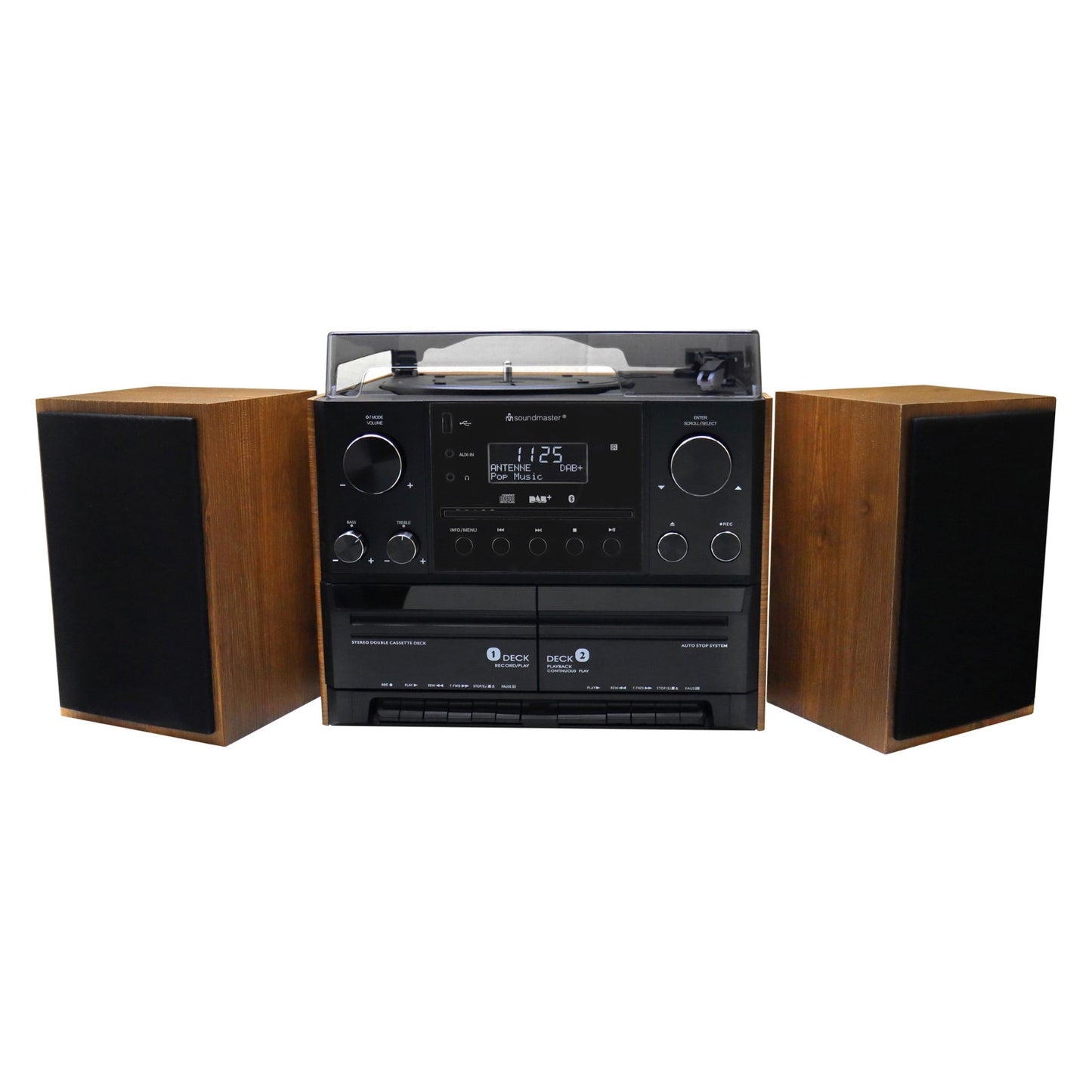 Soundmaster MCD5600 Stereoanlage mit Plattenspieler DAB+