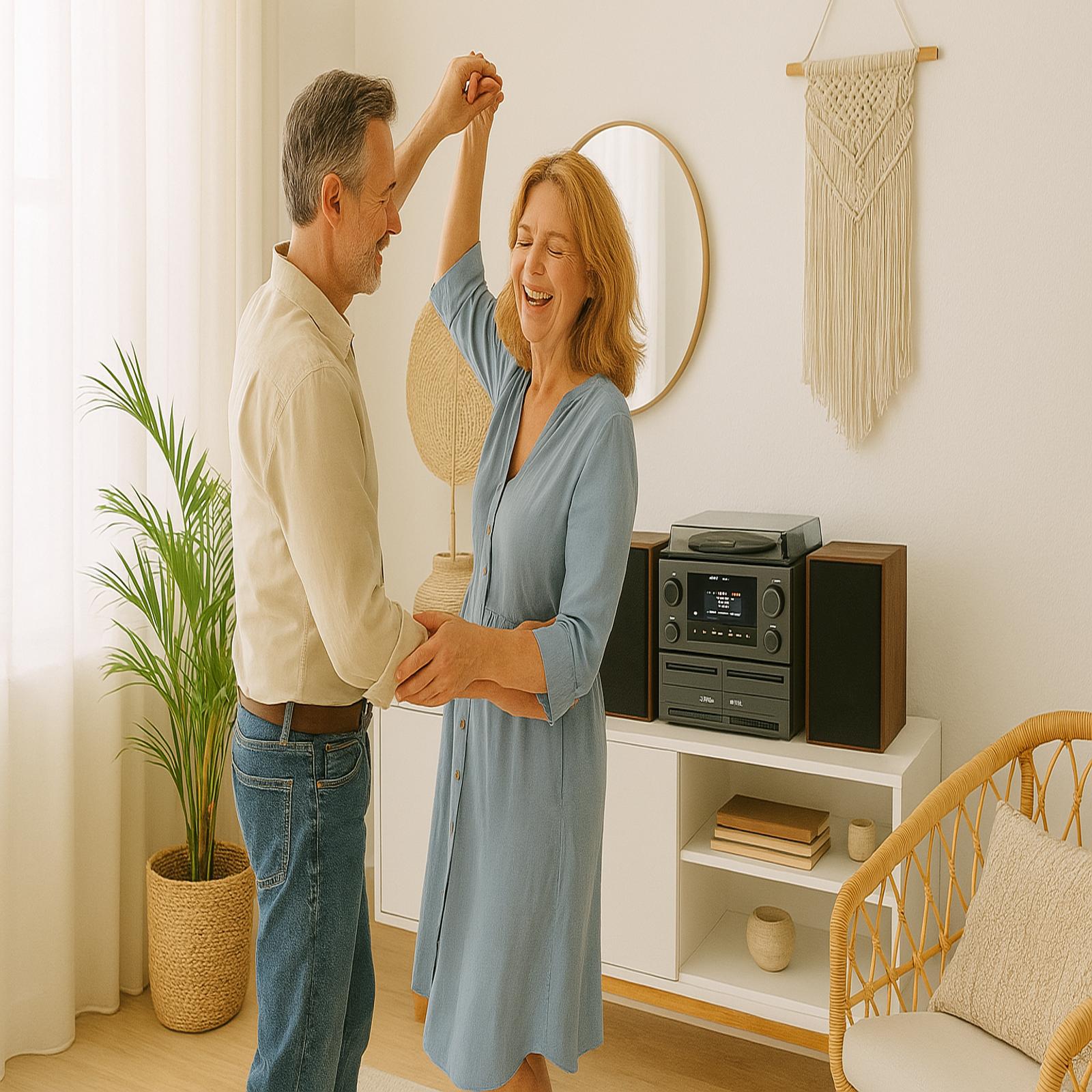 Soundmaster MCD5600 Stereoanlage mit Plattenspieler DAB+