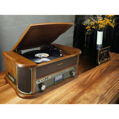Soundmaster NR566BR 7-in-1 Nostalgie Stereoanlage