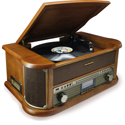 Soundmaster NR566BR 7-in-1 Nostalgie Stereoanlage