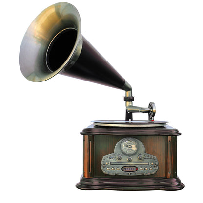 Soundmaster NR917 Retro Grammophon mit Plattenspieler
