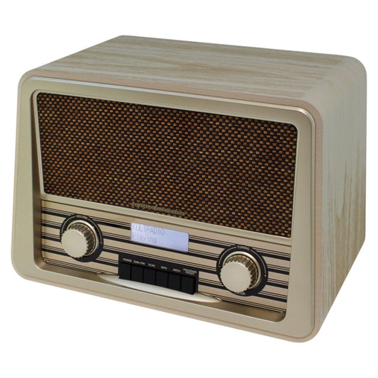Soundmaster NR920HBR Nostalgia Radio DAB+ FM-RDS Auto-Scan LCD Fixed Memory