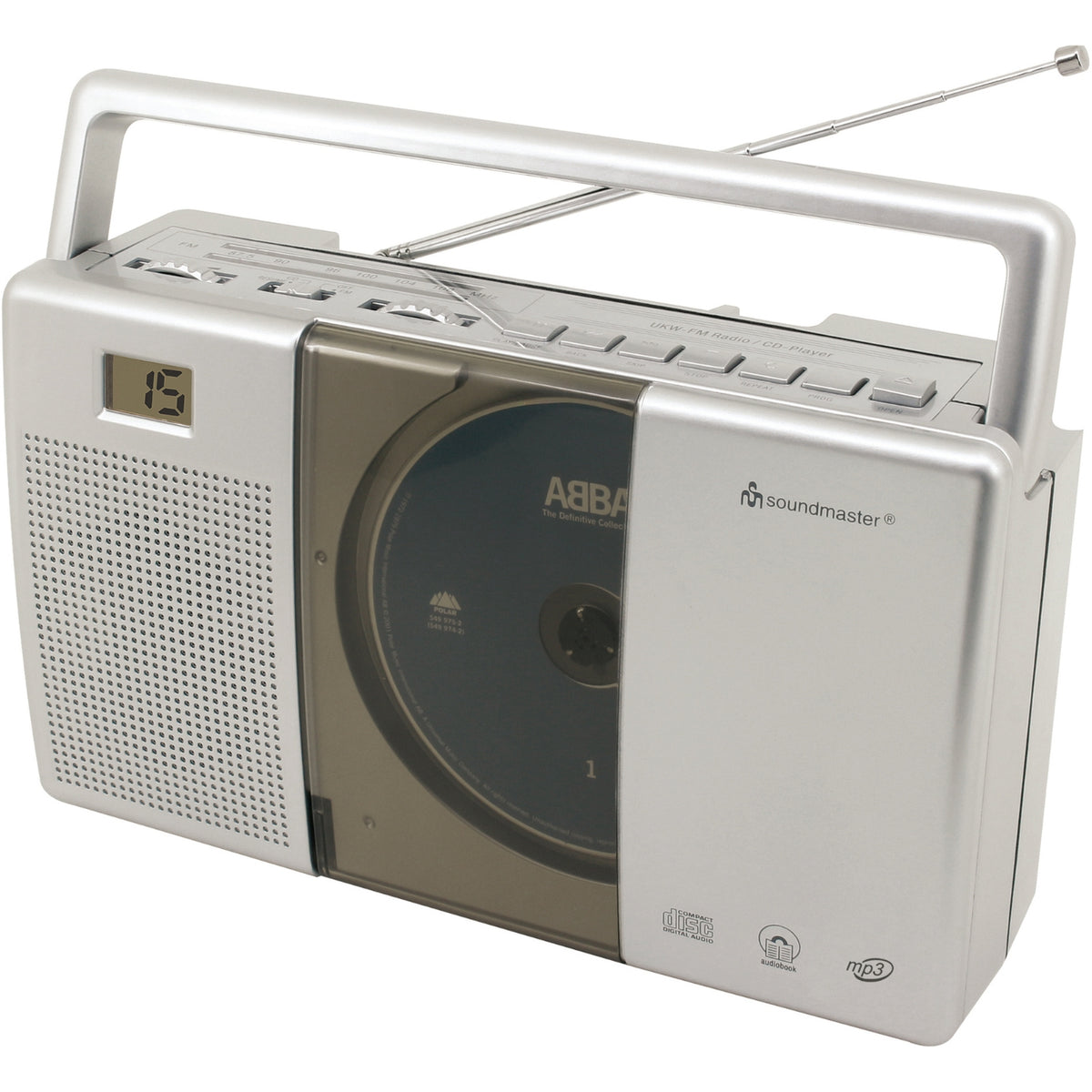 Soundmaster RCD1185 portable radio with CD player audio book function portable radio kitchen radio
