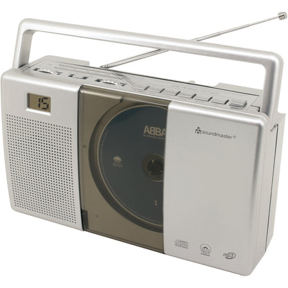 Soundmaster RCD1185 portable radio with CD player audio book function portable radio kitchen radio