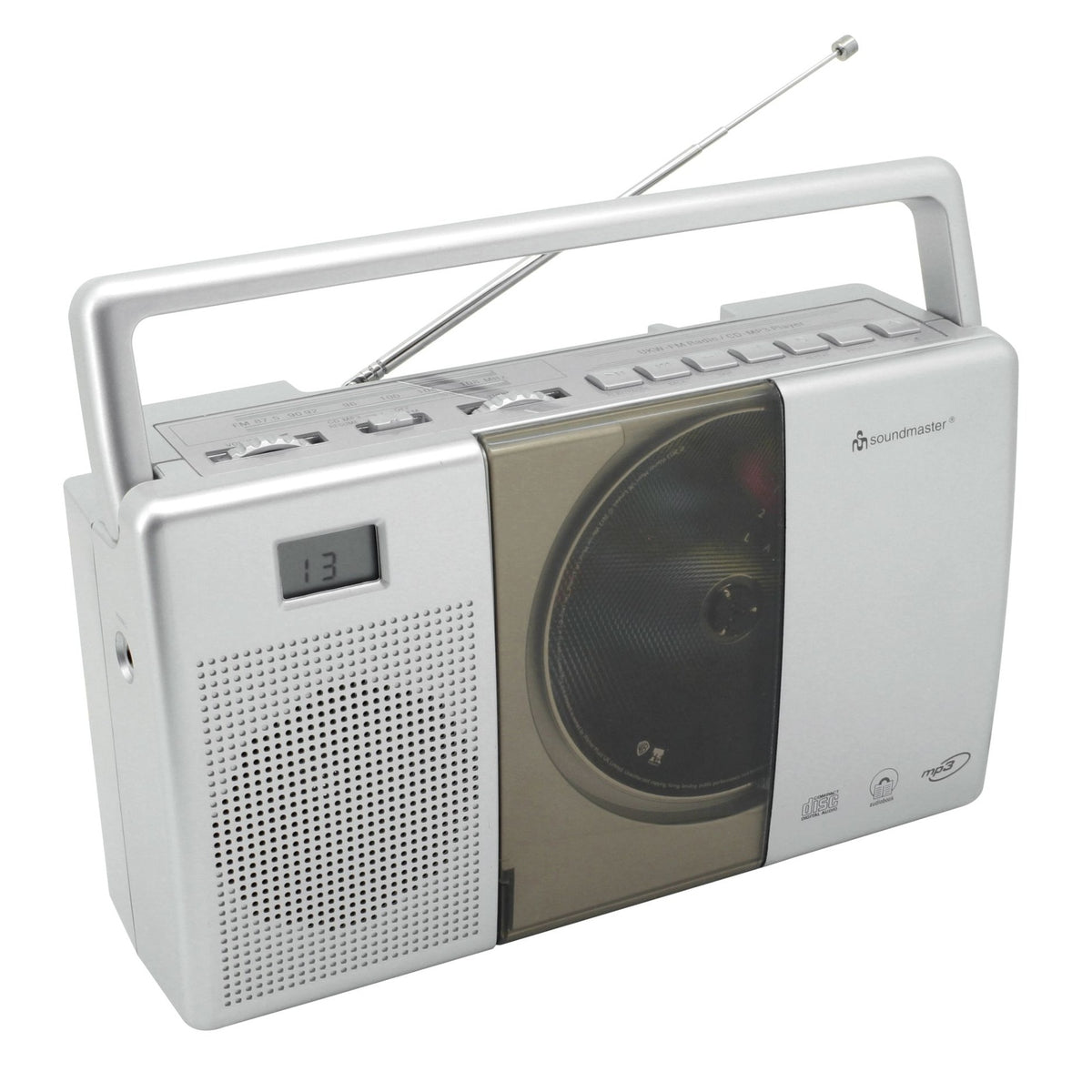 Soundmaster RCD1185 portable radio with CD player audio book function portable radio kitchen radio