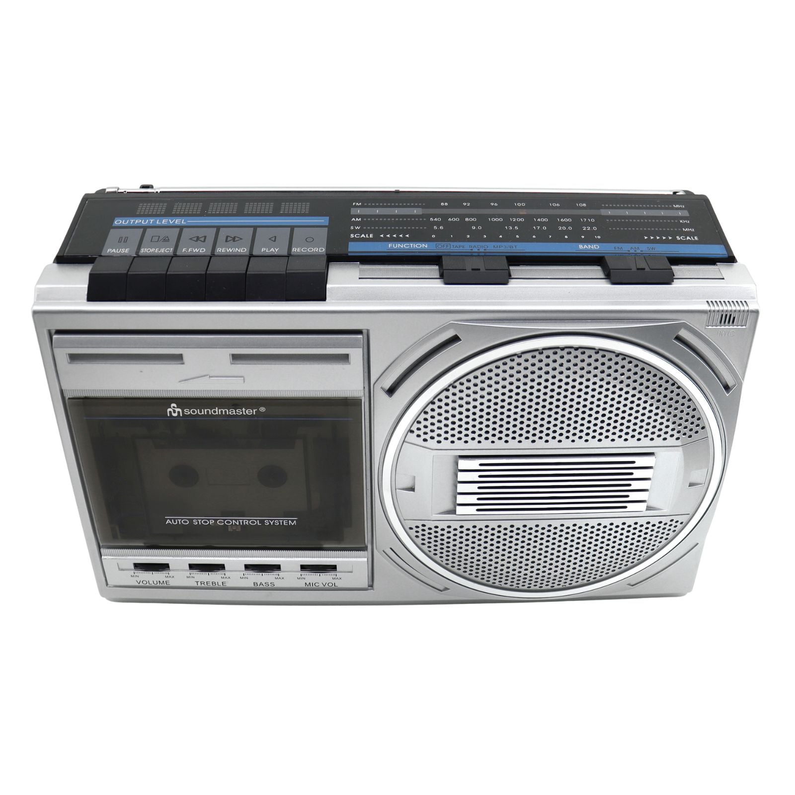 Soundmaster RR20SI Retro Radiokassettenrekorder