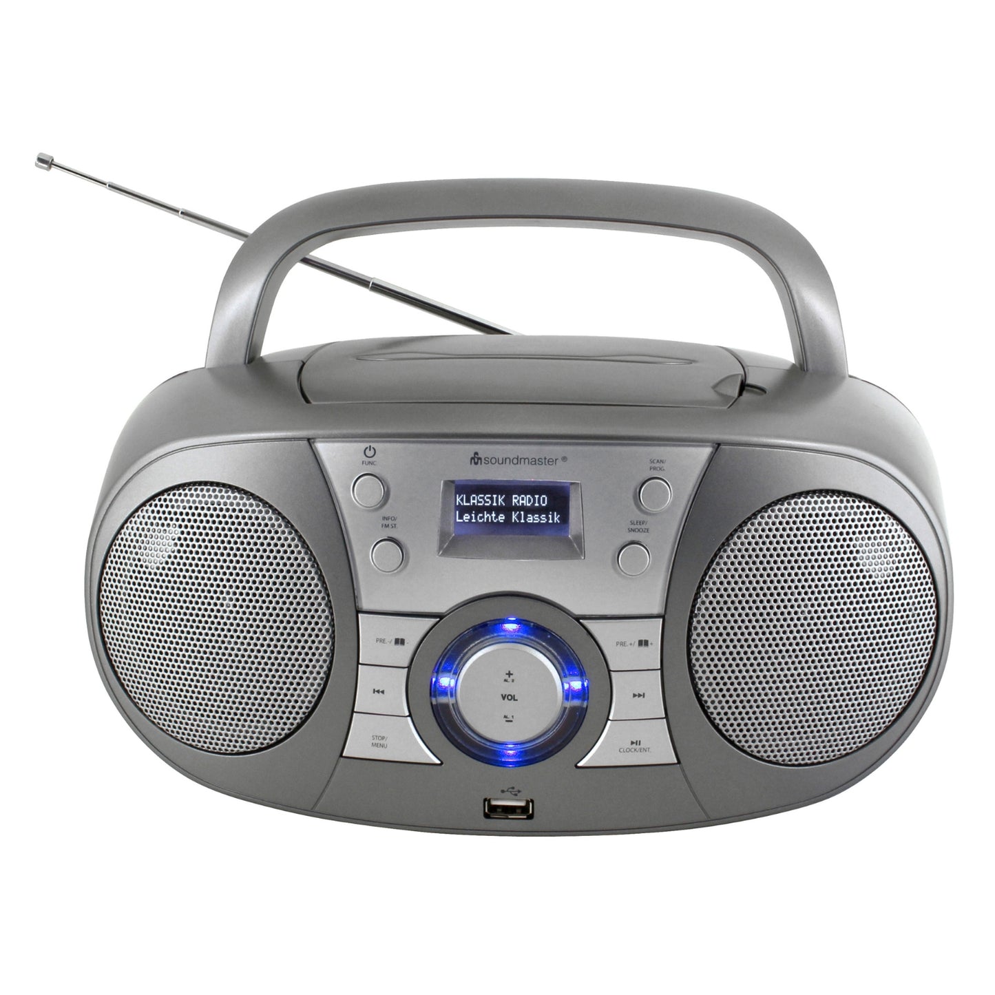Soundmaster SCD1800TI tragbares Radio DAB+ mit CD-Player