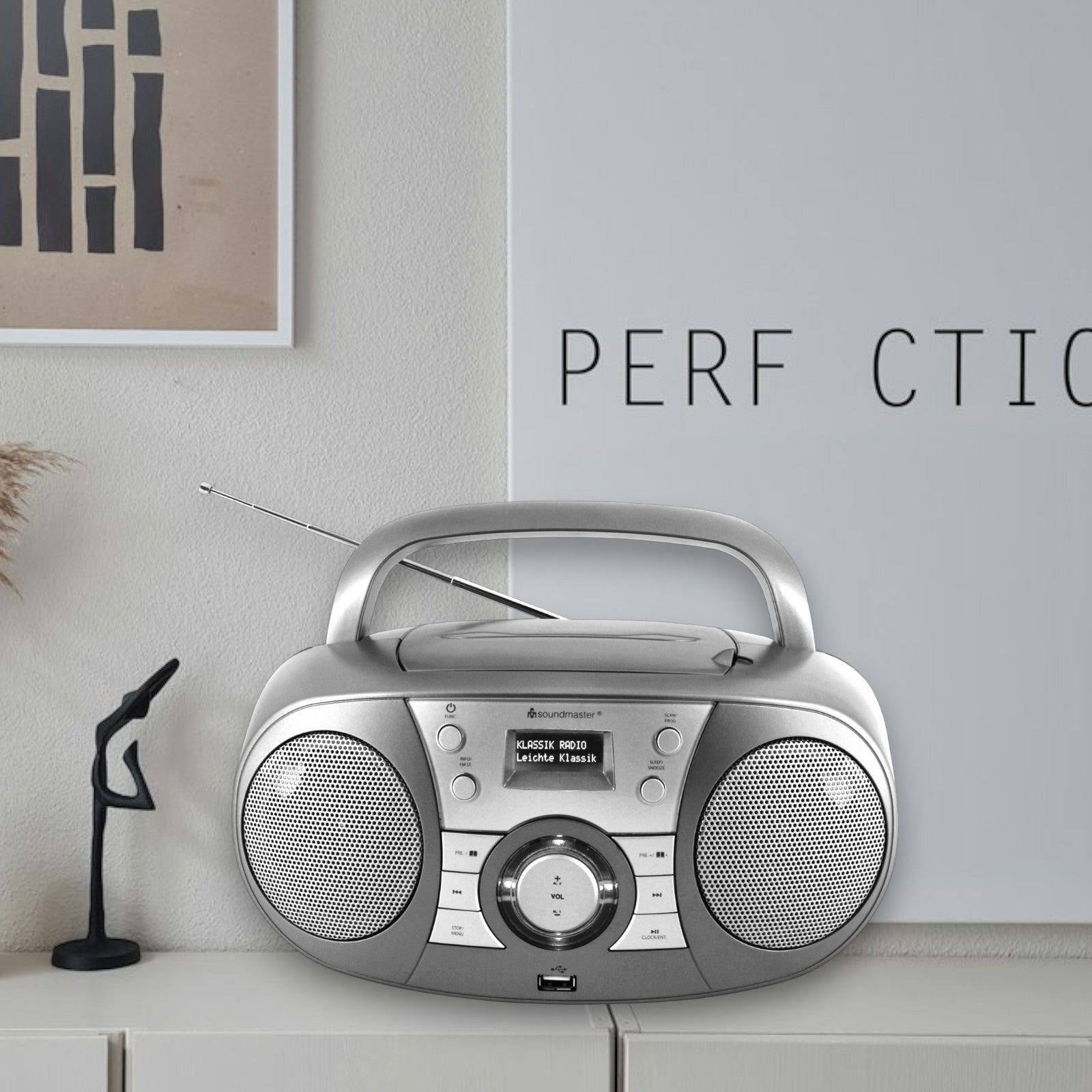 Soundmaster SCD1800TI tragbares Radio DAB+ mit CD-Player