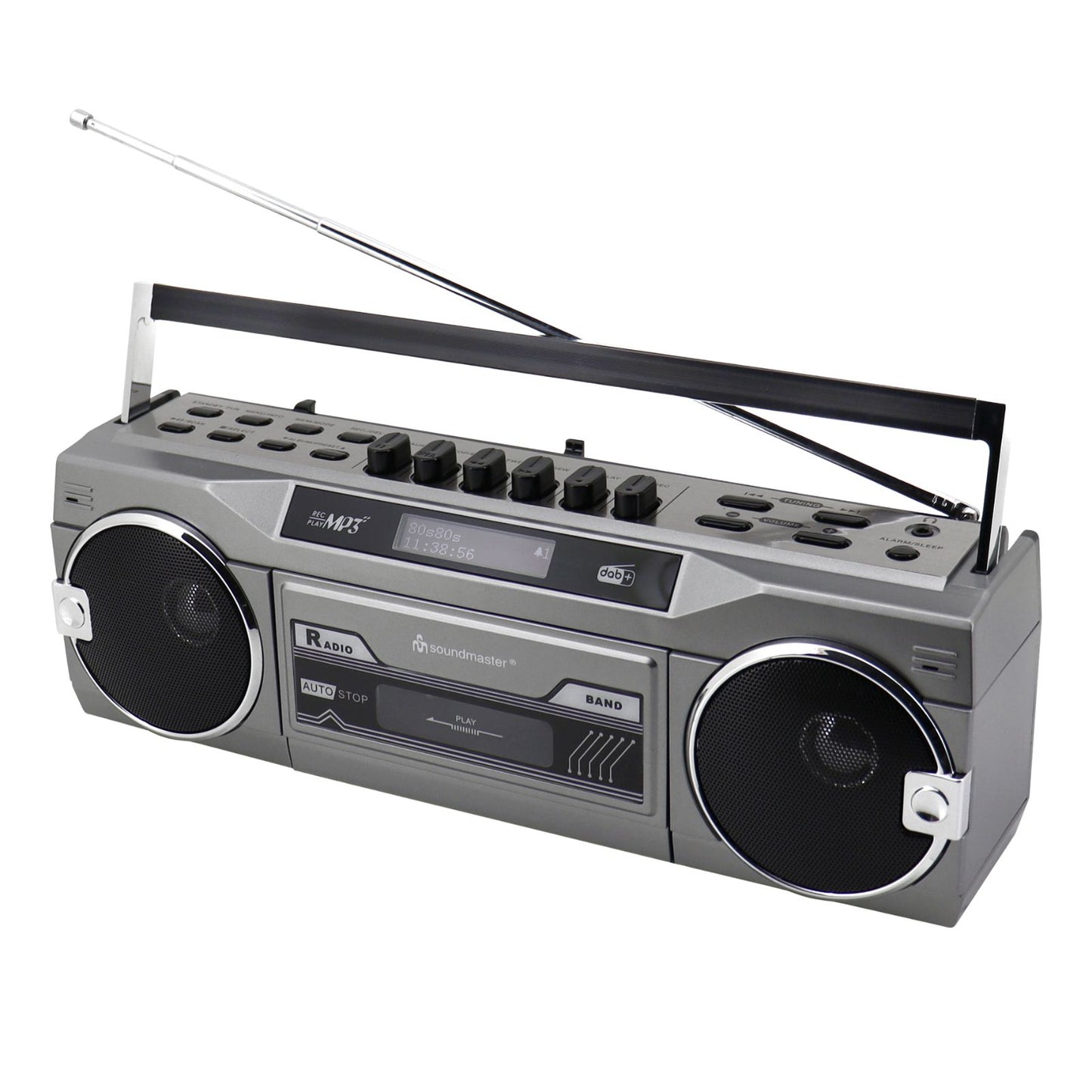 Soundmaster SRR80 Retro Stereo Radiokassettenrekorder