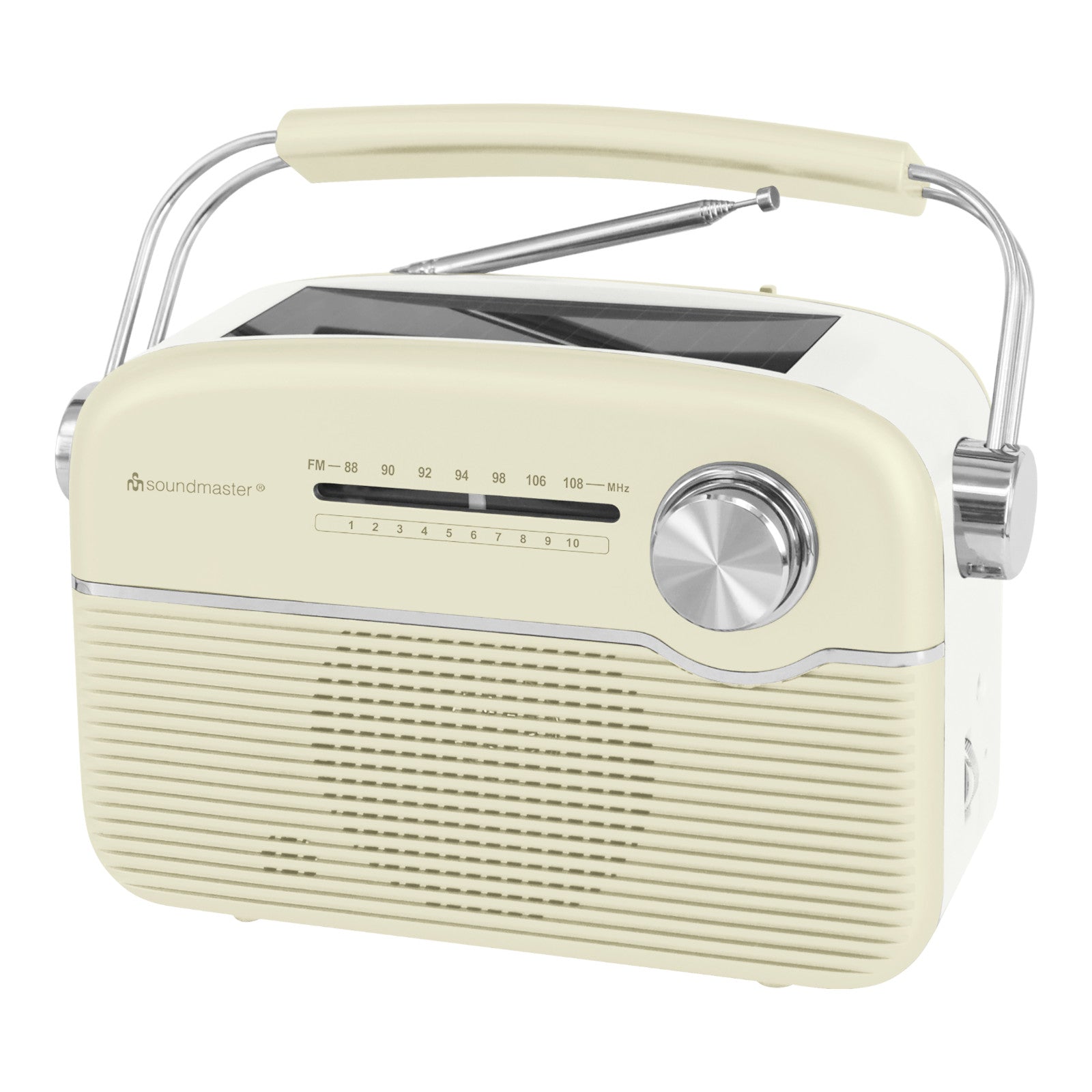 Soundmaster TR480BE tragbares Radio mit Solar und Lithium