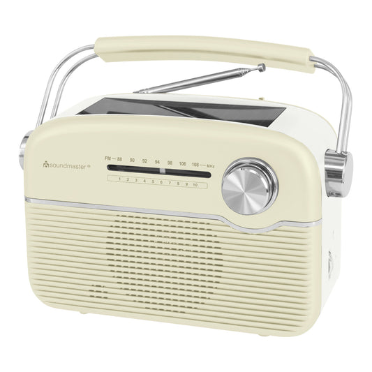 Soundmaster TR480BE tragbares Radio mit Solar und Lithium