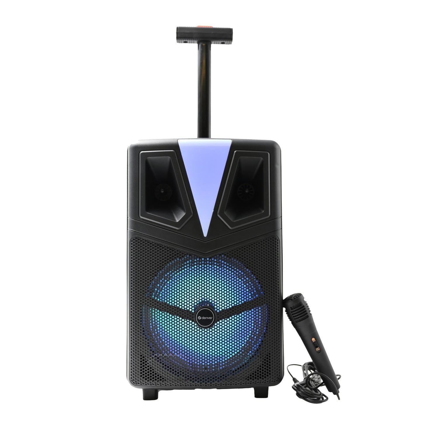 DENVER TSP-307 Bluetooth Trolley Lautsprecher 120W mit LED