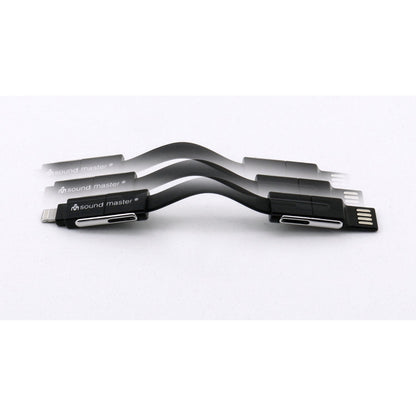 ad6sw 6 in 1 schlusselanhanger datenkabel ladekabel ios usb c kabel universal smartphone kabel – Ansicht 5 – Produktbild von Soundmaxx Online