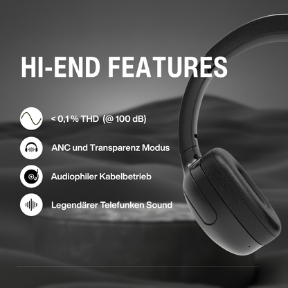 TELEFUNKEN ARCO EVO - Active Noise Cancelling Bluetooth