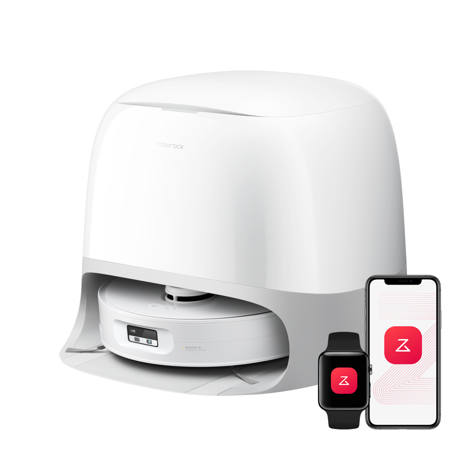 Roborock Qrevo Curv 2 Flow Saug- und Wischroboter mit Multifunktions-Dockingstation