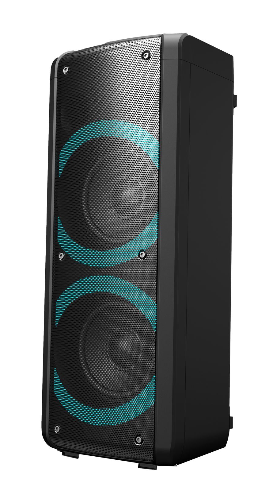 denver bps 352 karaoke bluetooth partylautsprecher mit led lichteffekten und mikrofon – Ansicht 7 – Produktbild von Soundmaxx Online