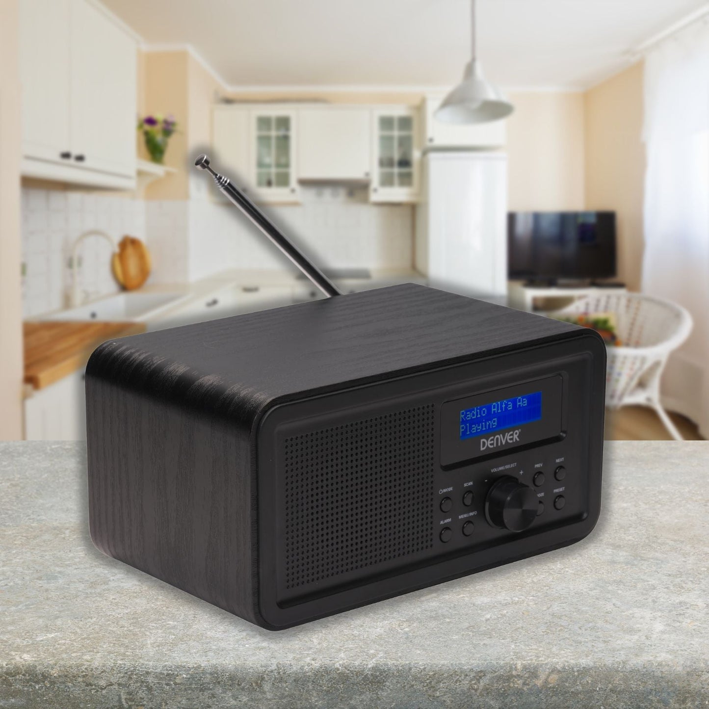 DENVER DAB-30B – Kompaktes DAB+ Radio mit Bluetooth