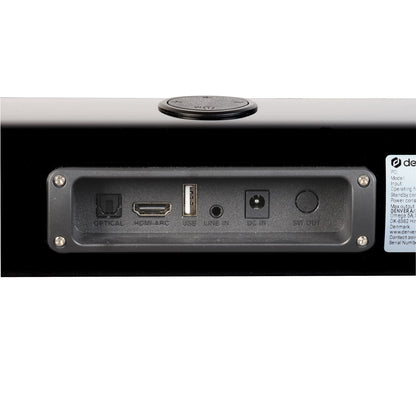 denver dsb 4030 schlanke bluetooth soundbar mit hdmi usb starkem klang – Detailaufnahme – Produktbild von Soundmaxx Online