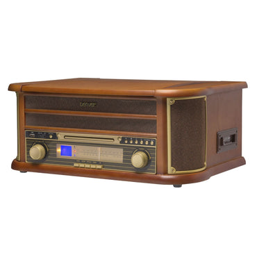 Denver MCR‑50 MK3 Retro Musiksystem mit Plattenspieler CD