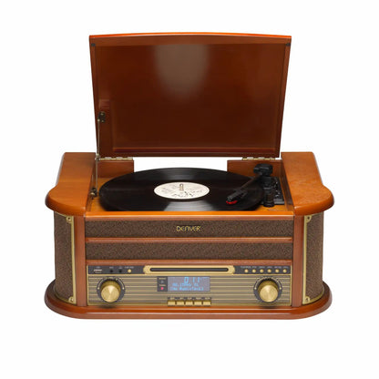 DENVER MRD-51 – Retro Musikcenter mit Plattenspieler DAB+