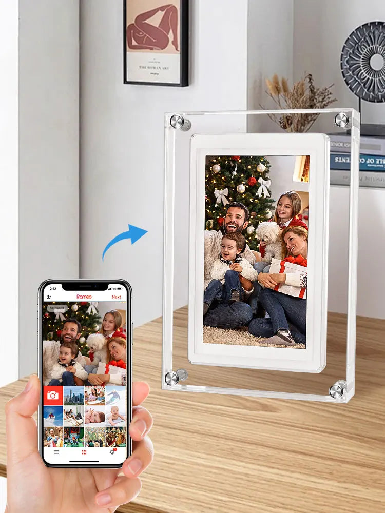 Frameo 5 Inch WiFi Digital Picture Frame 1280 * 720 IPS HD