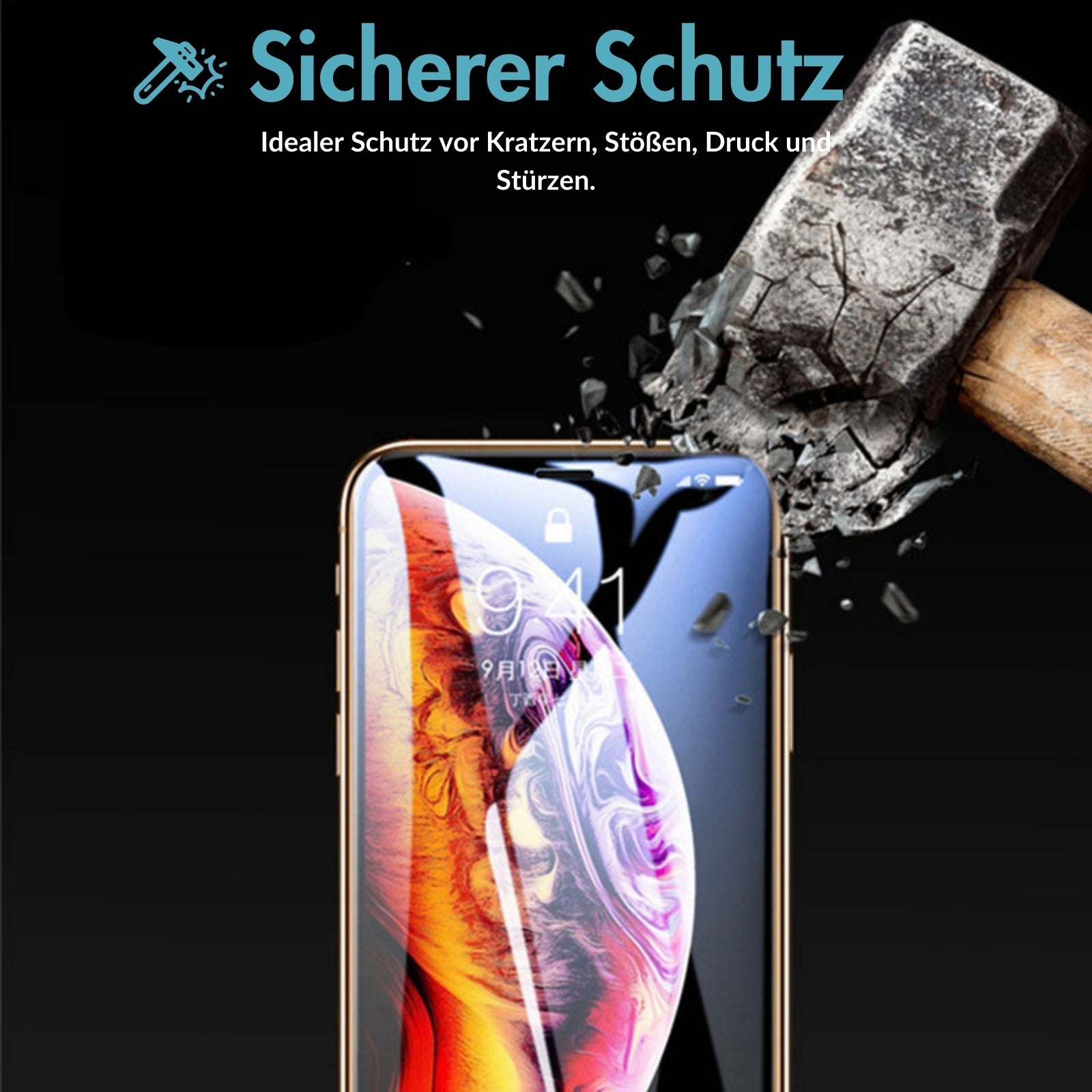 monkeytec 3 stuck displayschutzfolie anti blaulicht anti grunlicht blendschutz empfindliche beanspruchte augen apple iphone harte h9 – Ansicht 7 – Produktbild von Soundmaxx Online