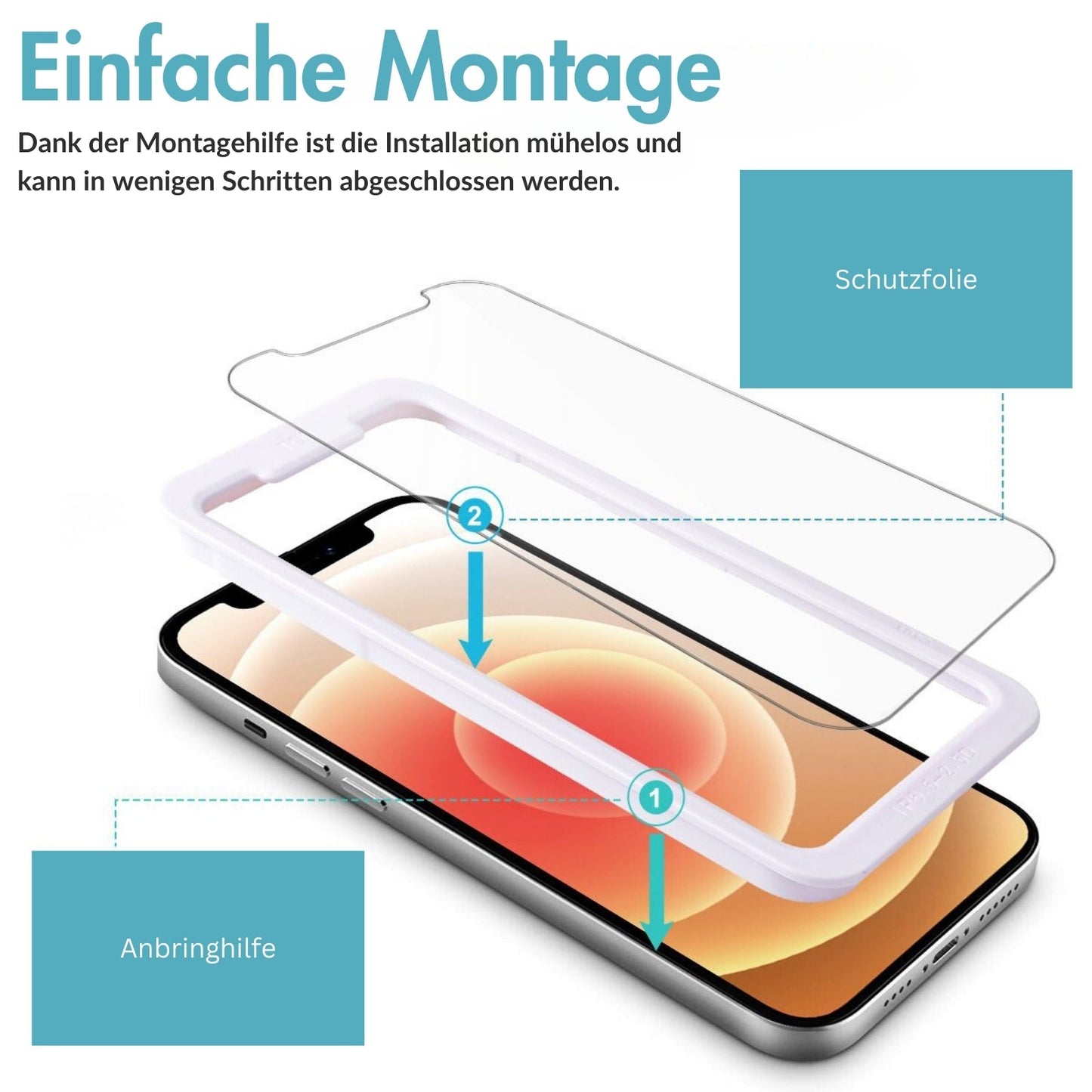monkeytec 3 stuck displayschutzfolie anti blaulicht anti grunlicht blendschutz empfindliche beanspruchte augen apple iphone harte h9 – Ansicht 14 – Produktbild von Soundmaxx Online