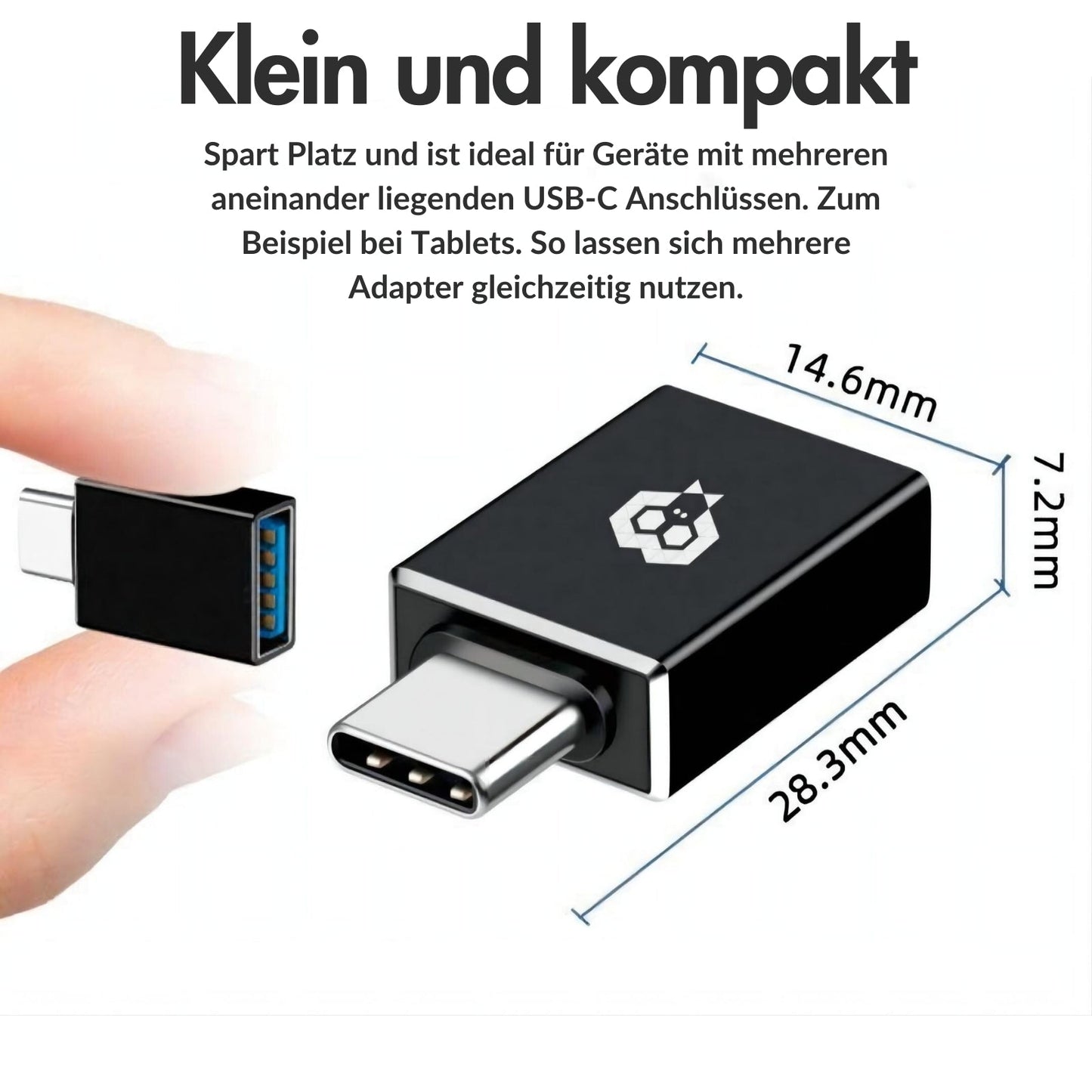 monkeytec usb typ c auf usb 3 0 adapter fur macbook iphone ipad android notebook und weitere typ c gerate – Ansicht 6 – Produktbild von Soundmaxx Online