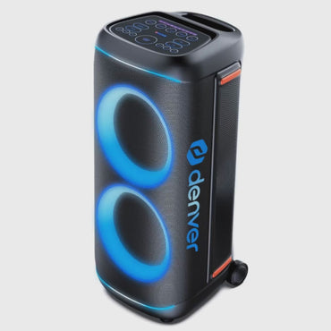 Denver BPS event and party speaker with microphone, battery, TWS, and LED – BPS-170, BPS-370, BPS-470 - from 400 W to 2000 W